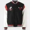 Custom Floral Embroidered Varsity Jacket RO-1887-26