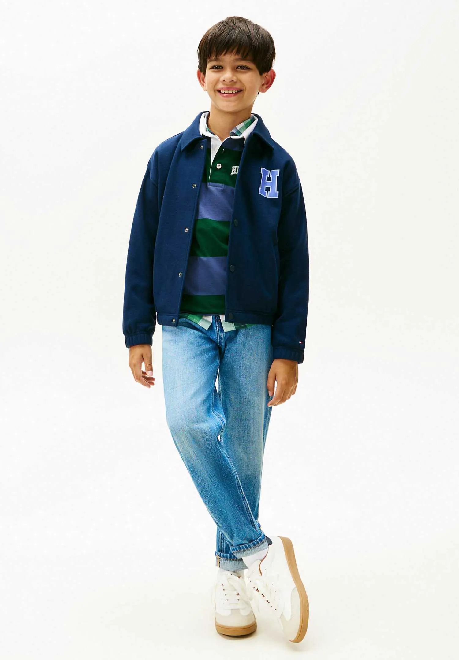 Custom Multi Badge Coach Jacket Kids RO-1903-26
