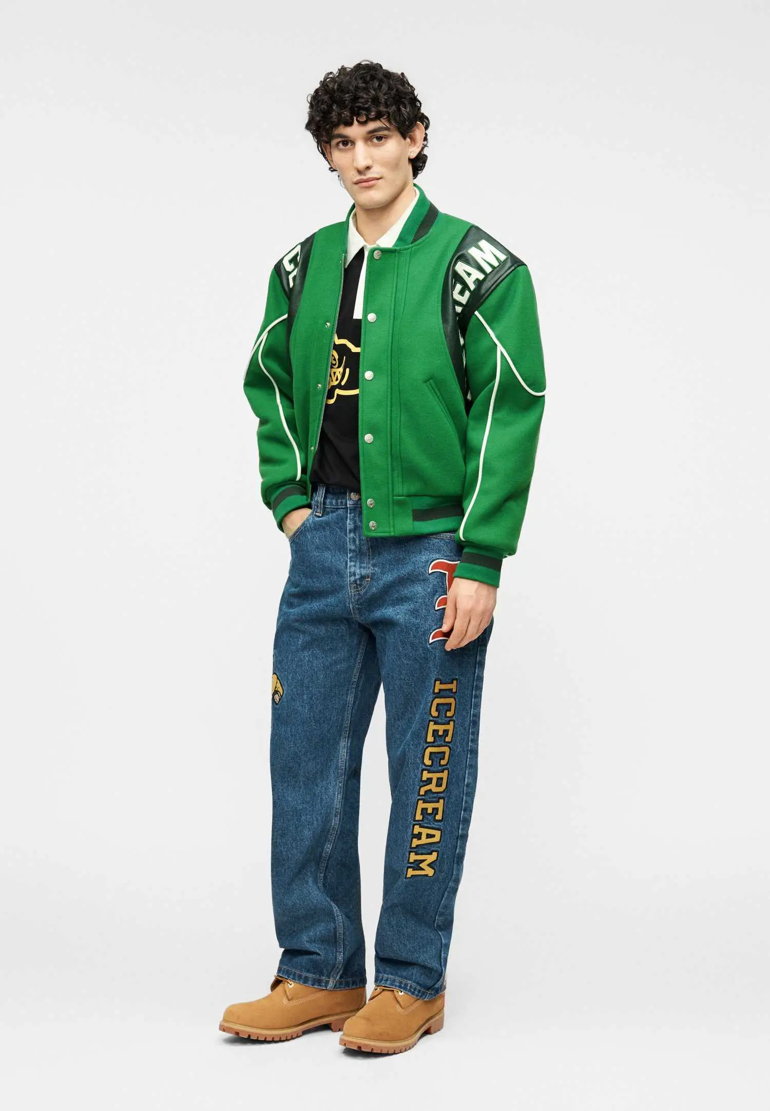 Custom Panelled Varsity Bomber Jacket RO-1890-26