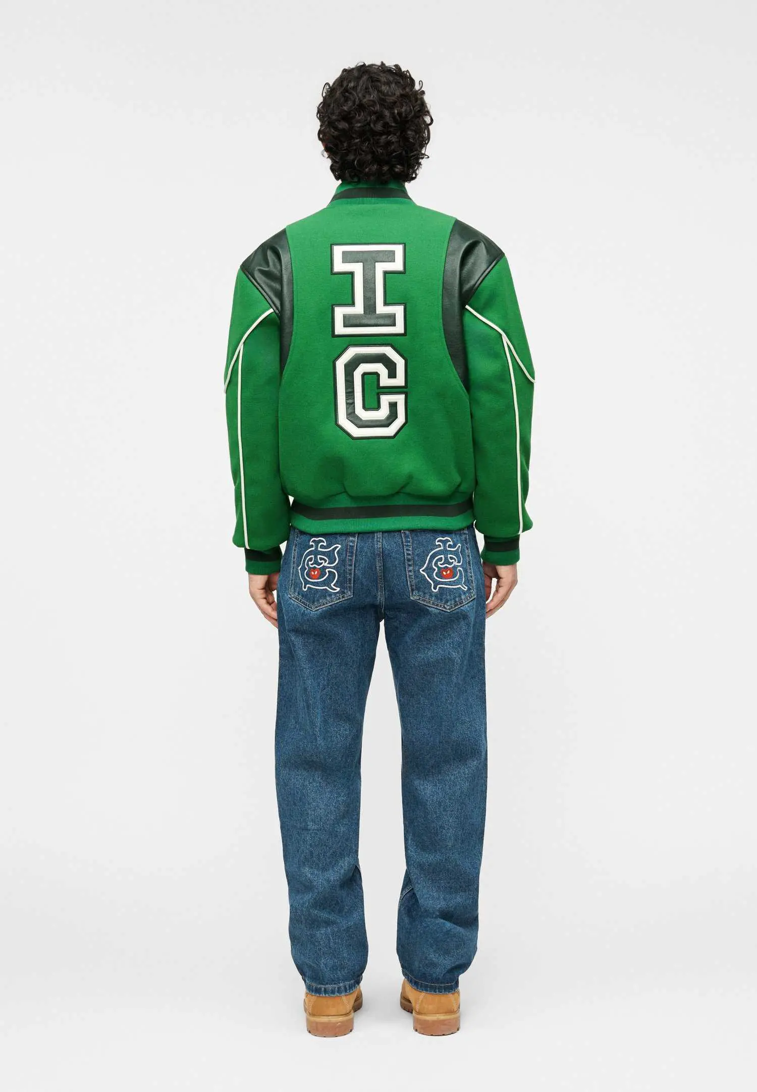 Custom Panelled Varsity Bomber Jacket RO-1890-26