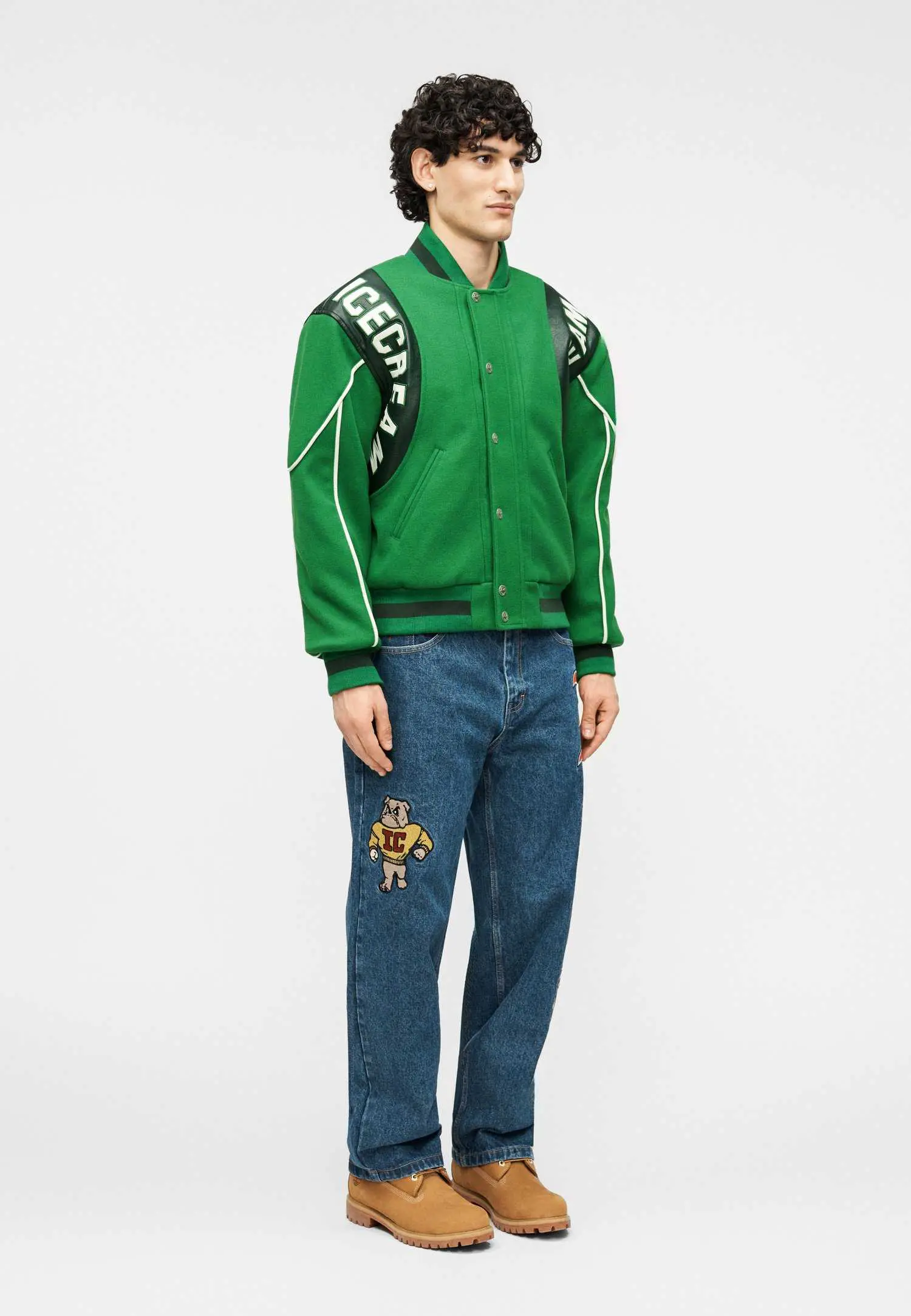 Custom Panelled Varsity Bomber Jacket RO-1890-26