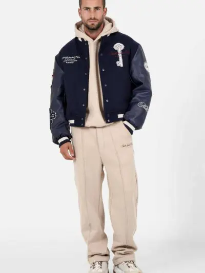 Custom Poetic Script Varsity Jacket RO-1896-26