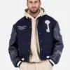 Custom Poetic Script Varsity Jacket RO-1896-26