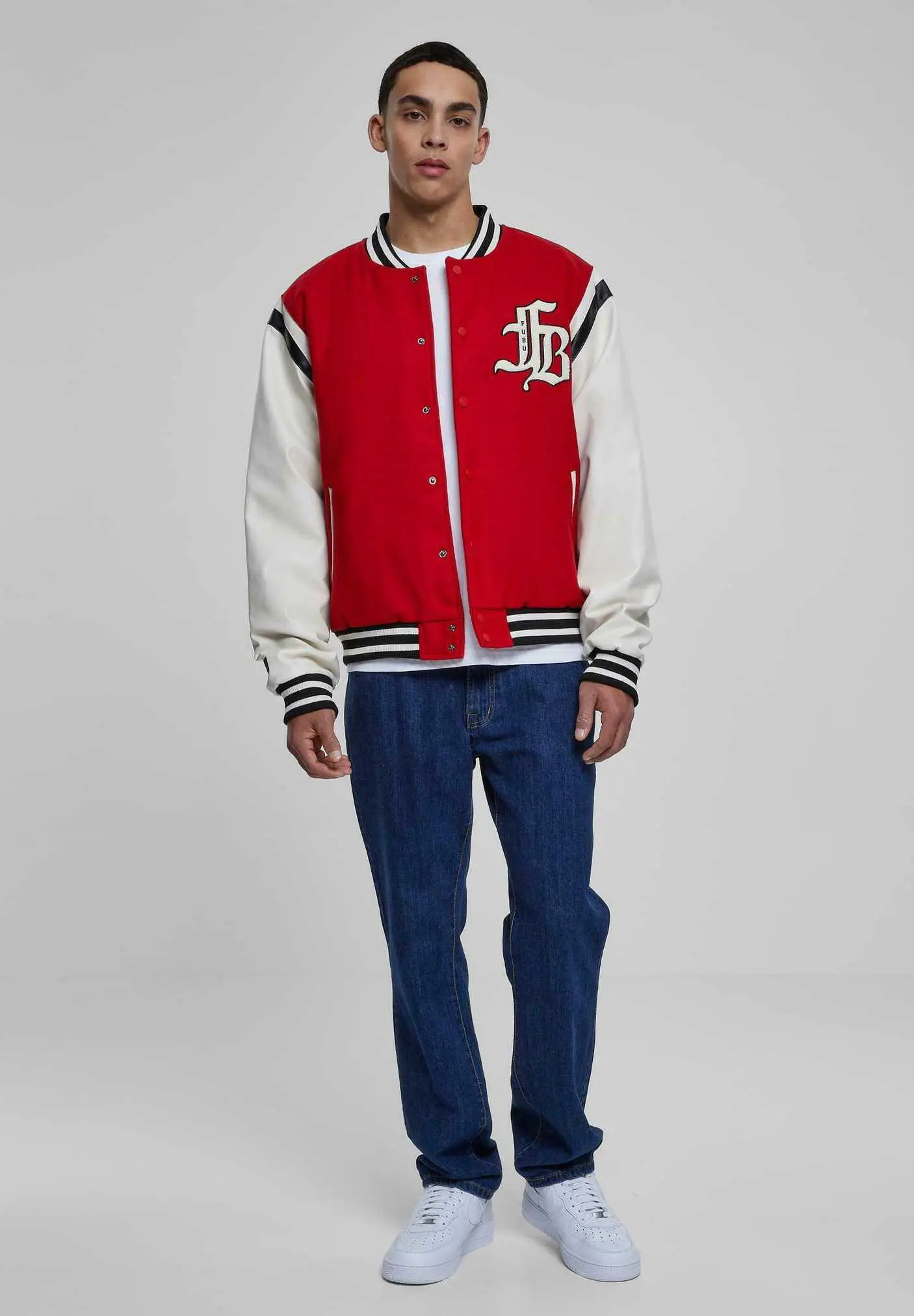 Custom Racing Stripe Varsity Letterman Jacket RO-1883-26