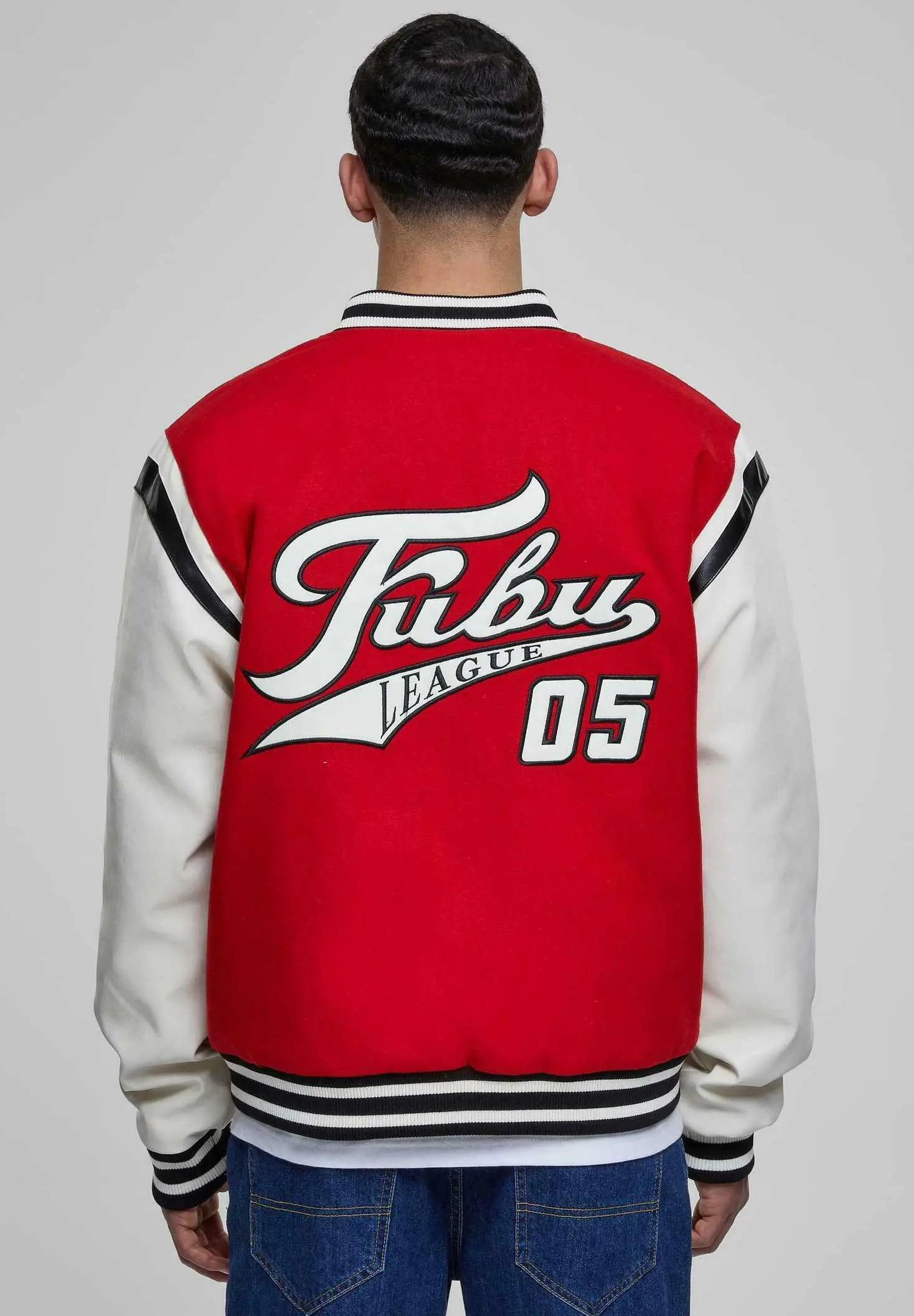 Custom Racing Stripe Varsity Letterman Jacket RO-1883-26