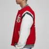 Custom Racing Stripe Varsity Letterman Jacket RO-1883-26