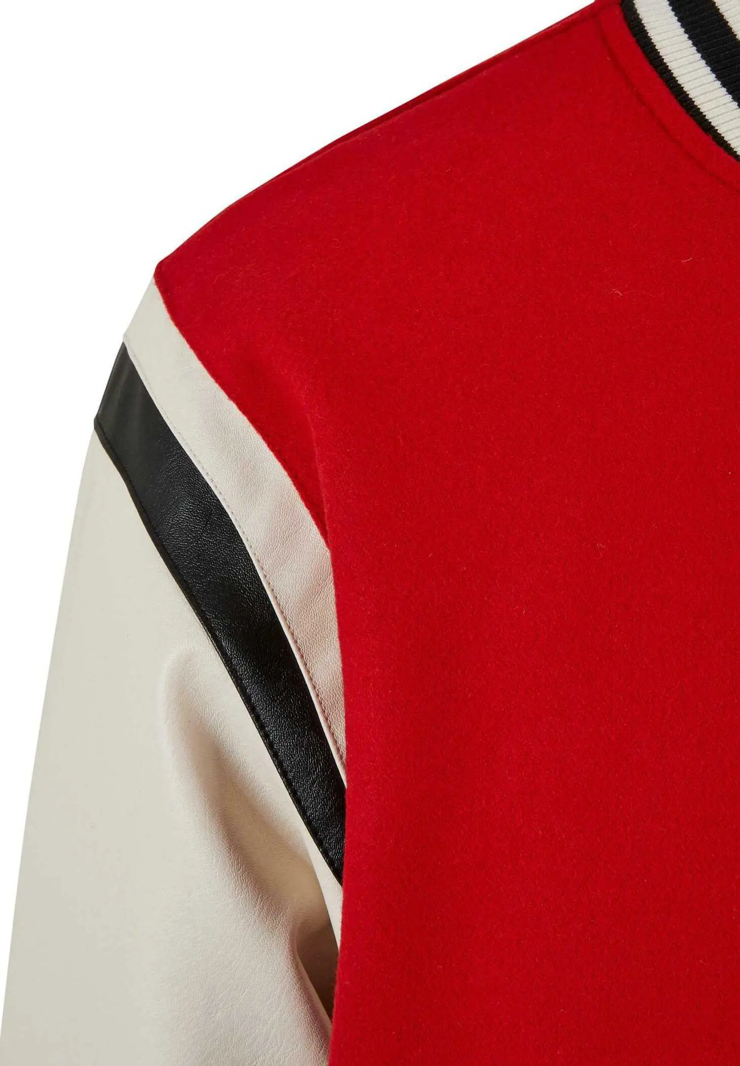 Custom Racing Stripe Varsity Letterman Jacket RO-1883-26