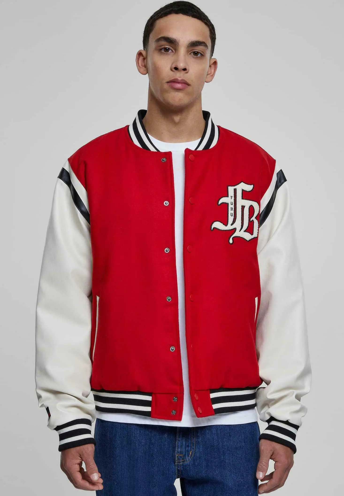 Custom Racing Stripe Varsity Letterman Jacket RO-1883-26