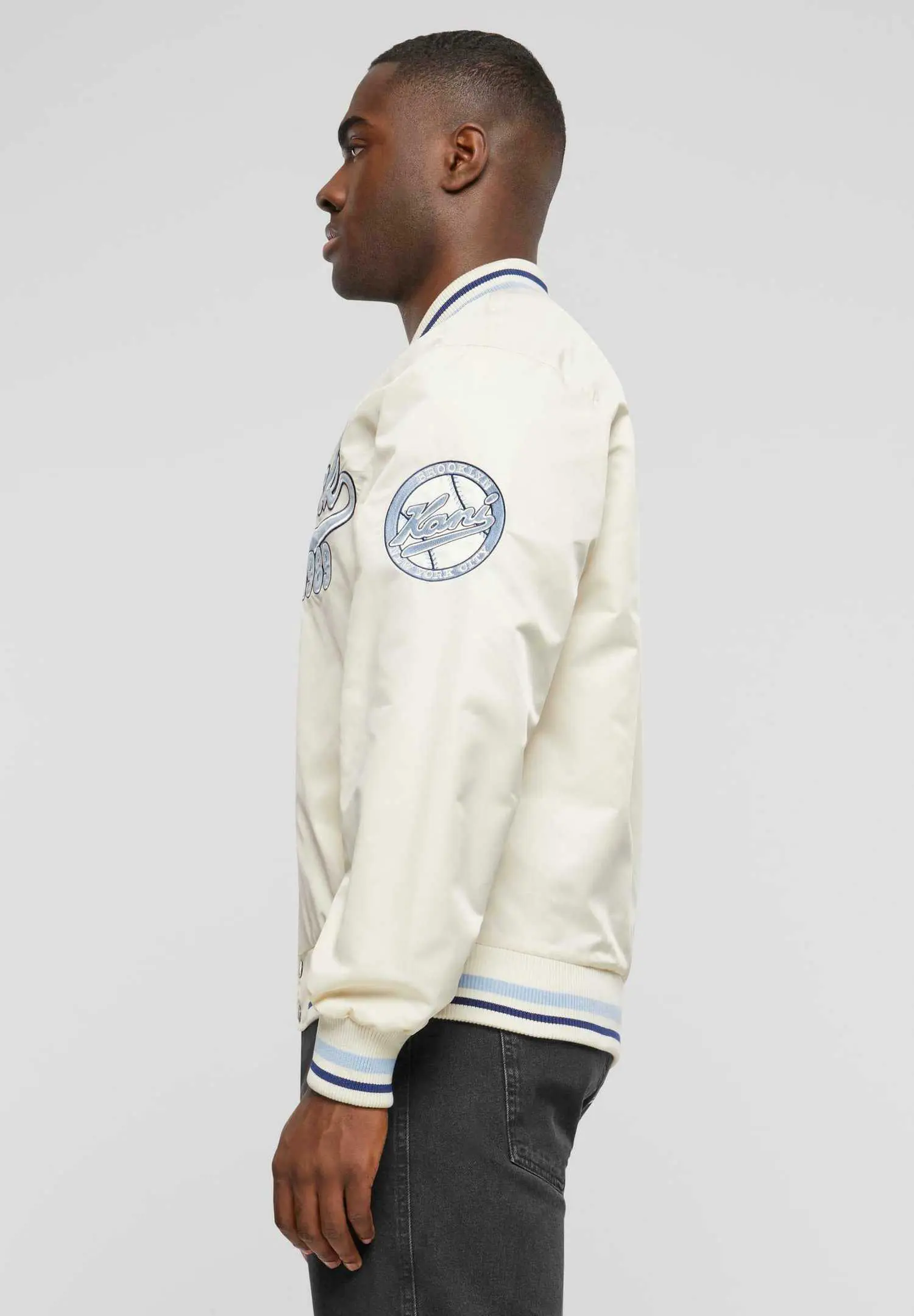Custom Satin Bowling Style Varsity Jacket RO-1901-26