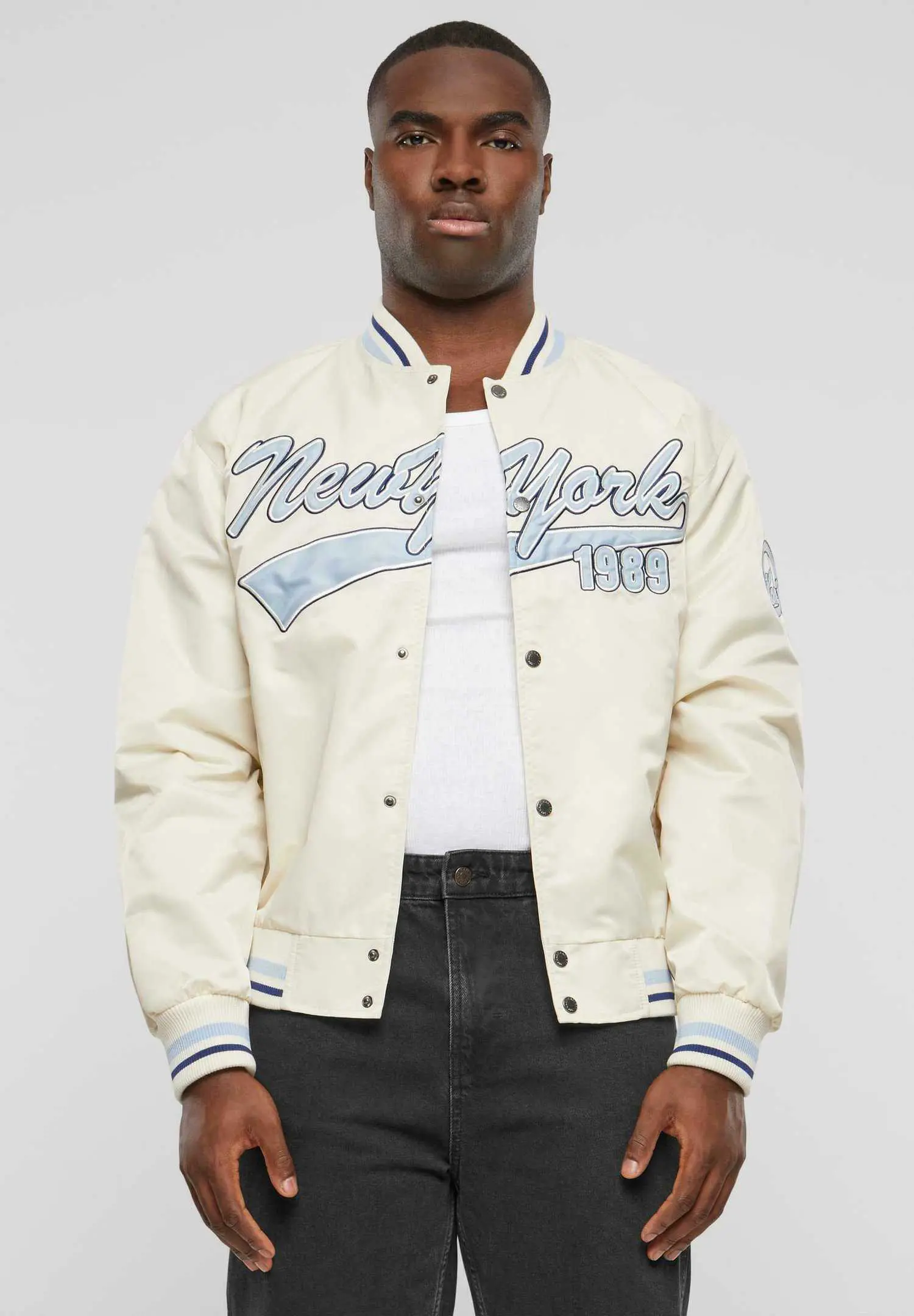 Custom Satin Bowling Style Varsity Jacket RO-1901-26