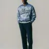 Custom Stonewash Satin Varsity Jacket RO-1906-26