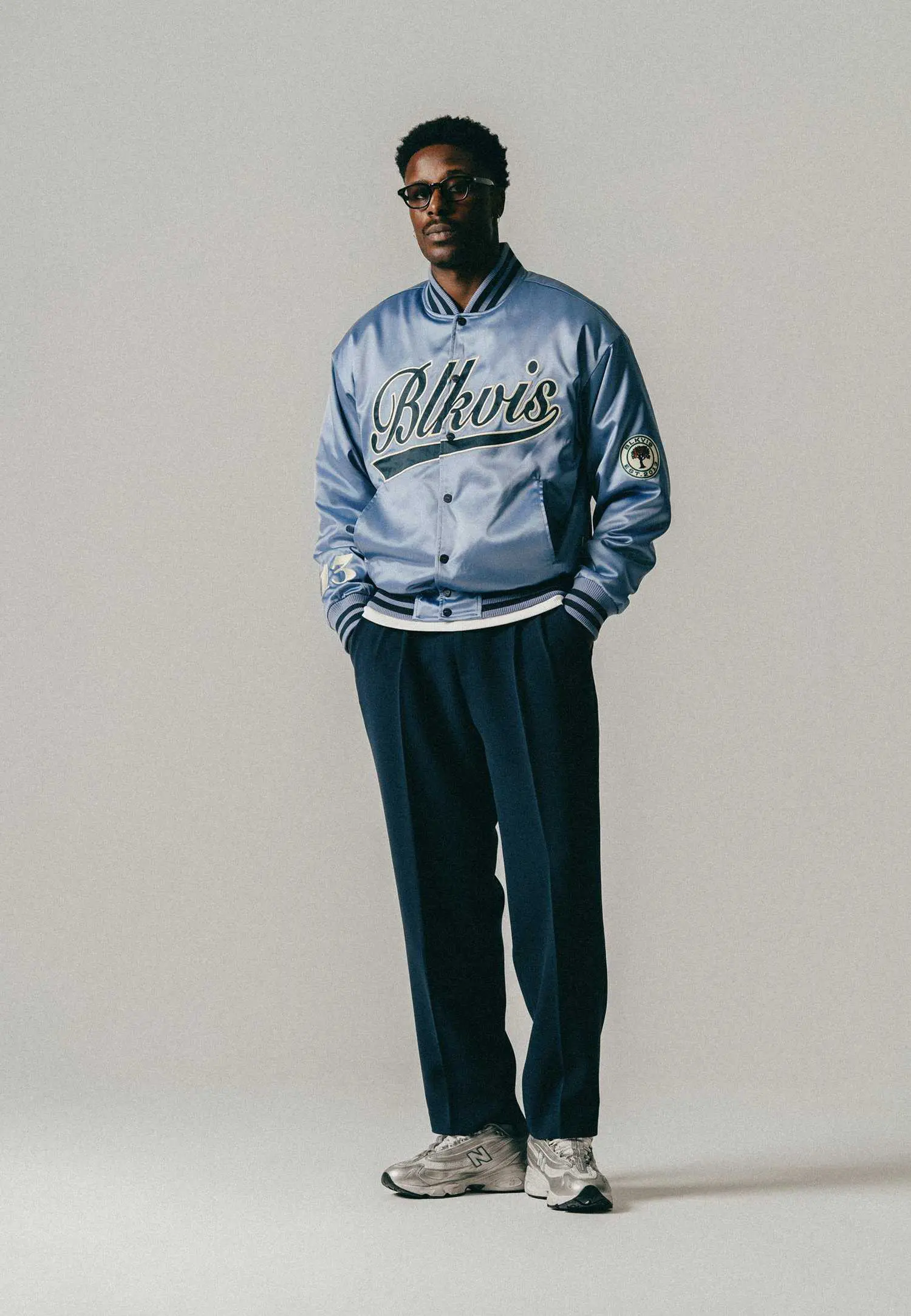 Custom Stonewash Satin Varsity Jacket RO-1906-26