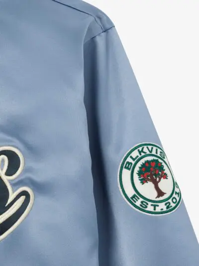 Custom Stonewash Satin Varsity Jacket RO-1906-26