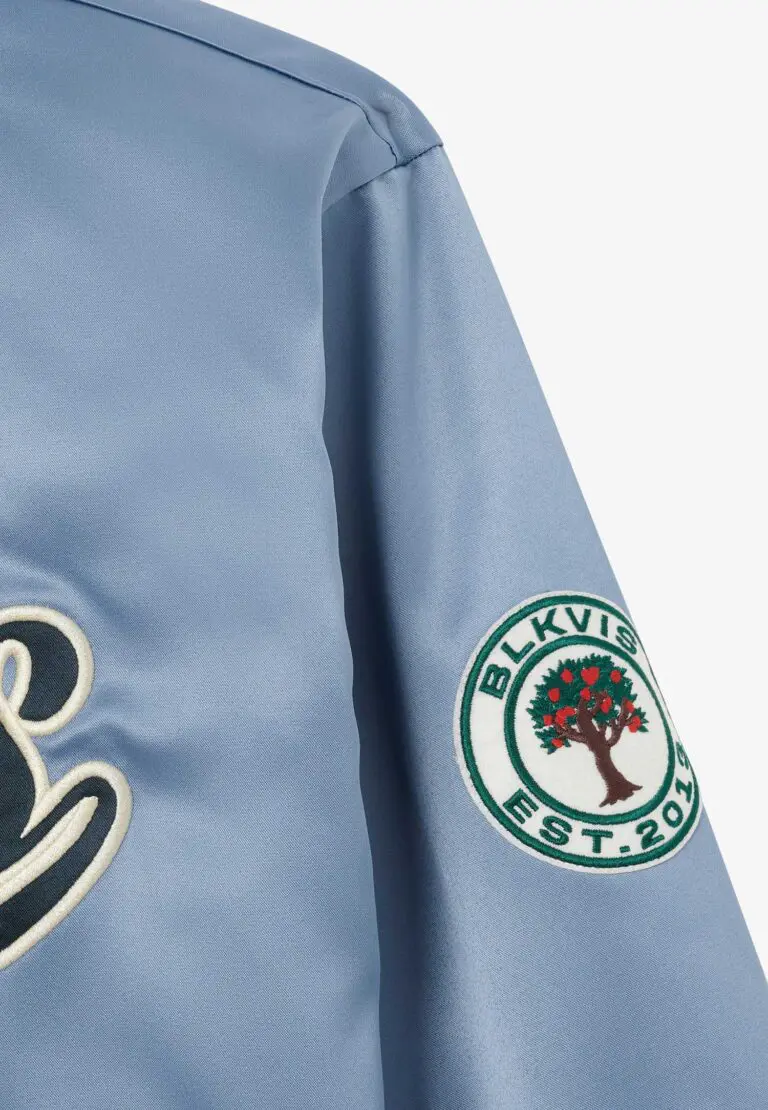 Custom Stonewash Satin Varsity Jacket RO-1906-26