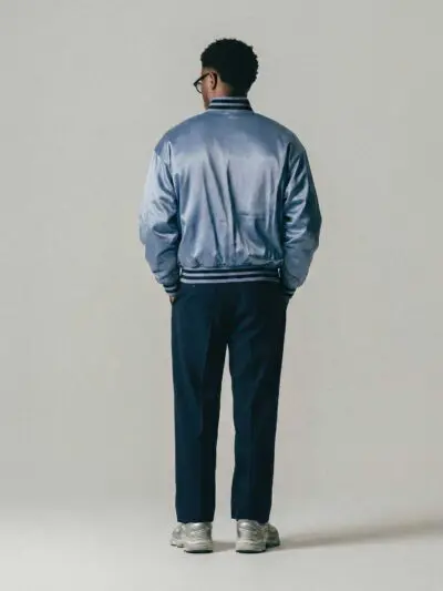 Custom Stonewash Satin Varsity Jacket RO-1906-26