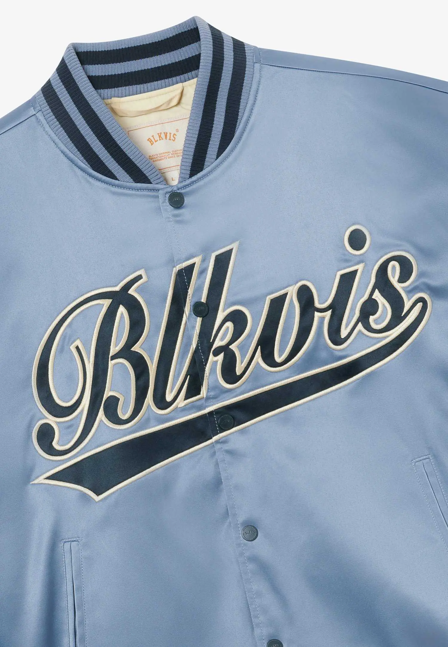 Custom Stonewash Satin Varsity Jacket RO-1906-26