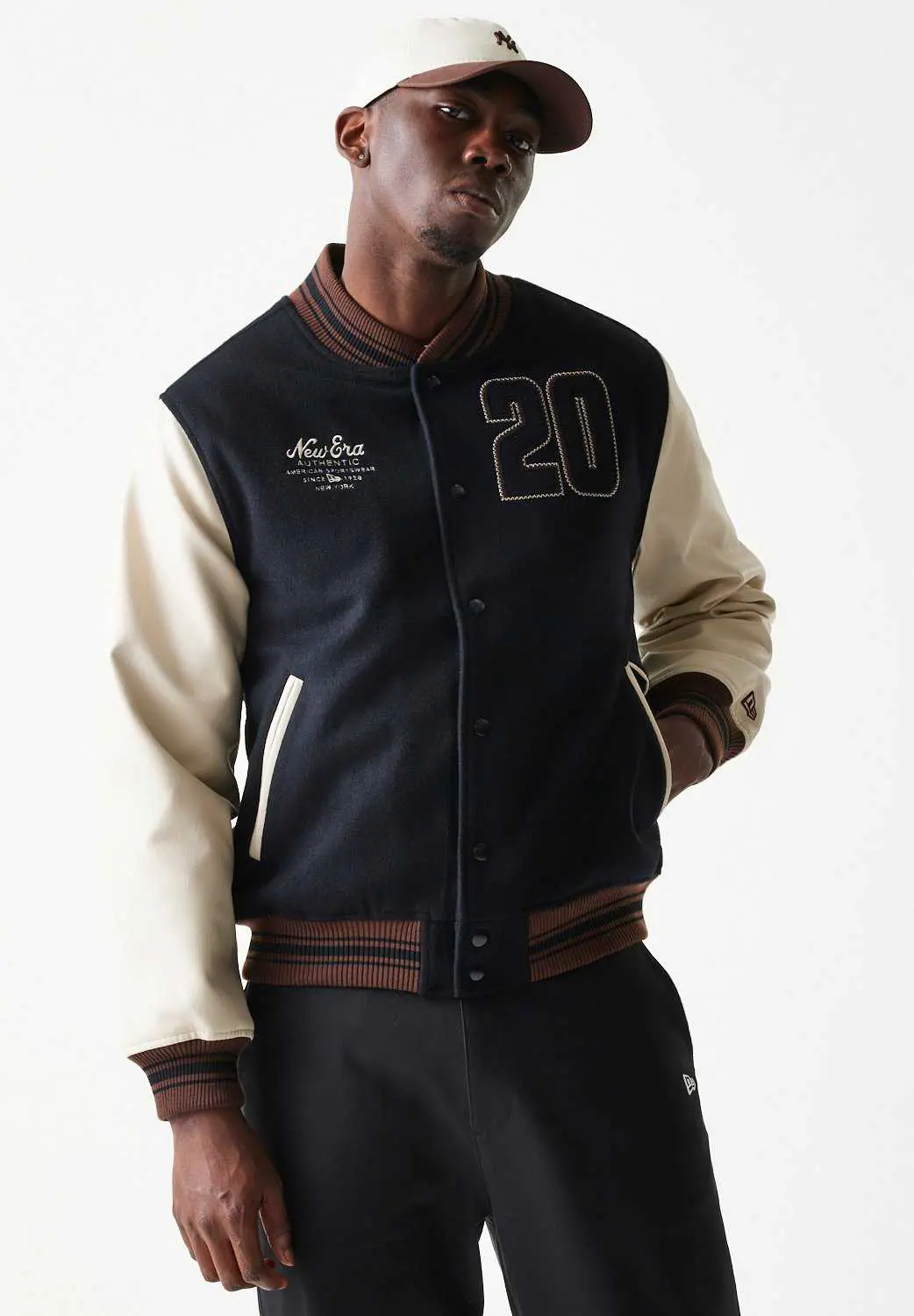 Custom Striped Trim Varsity Jacket RO-1899-26