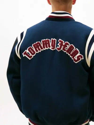 Custom Striped Wool Varsity Letterman Jacket Wholesale RO-1879-26