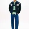 Custom Striped Wool Varsity Letterman Jacket Wholesale RO-1879-26