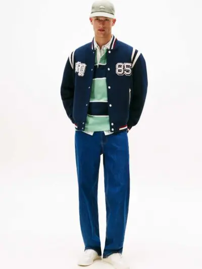 Custom Striped Wool Varsity Letterman Jacket Wholesale RO-1879-26