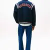 Custom Striped Wool Varsity Letterman Jacket Wholesale RO-1879-26