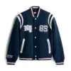 Custom Striped Wool Varsity Letterman Jacket Wholesale RO-1879-26