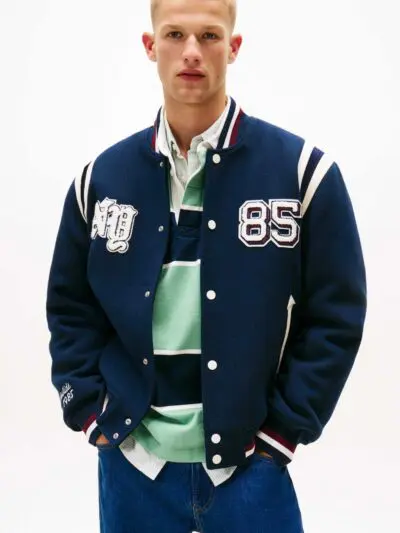 Custom Striped Wool Varsity Letterman Jacket Wholesale RO-1879-26