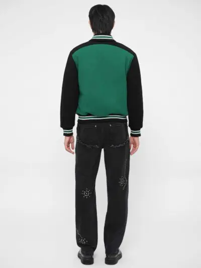 Custom Two-Tone College Varsity Bomber Jacket RO-1880-26