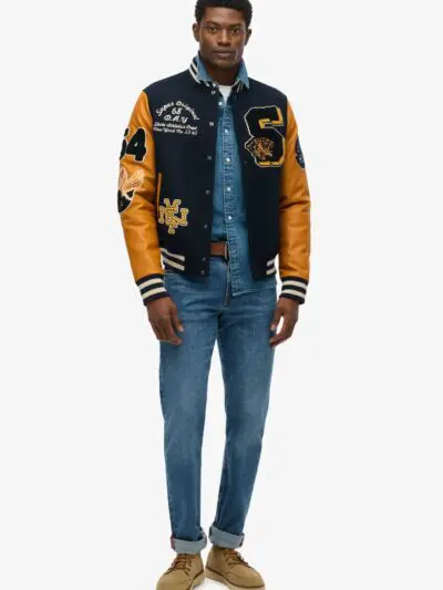 Custom Vintage Patched Varsity Jacket RO-1904-26