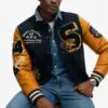 Custom Vintage Patched Varsity Jacket RO-1904-26