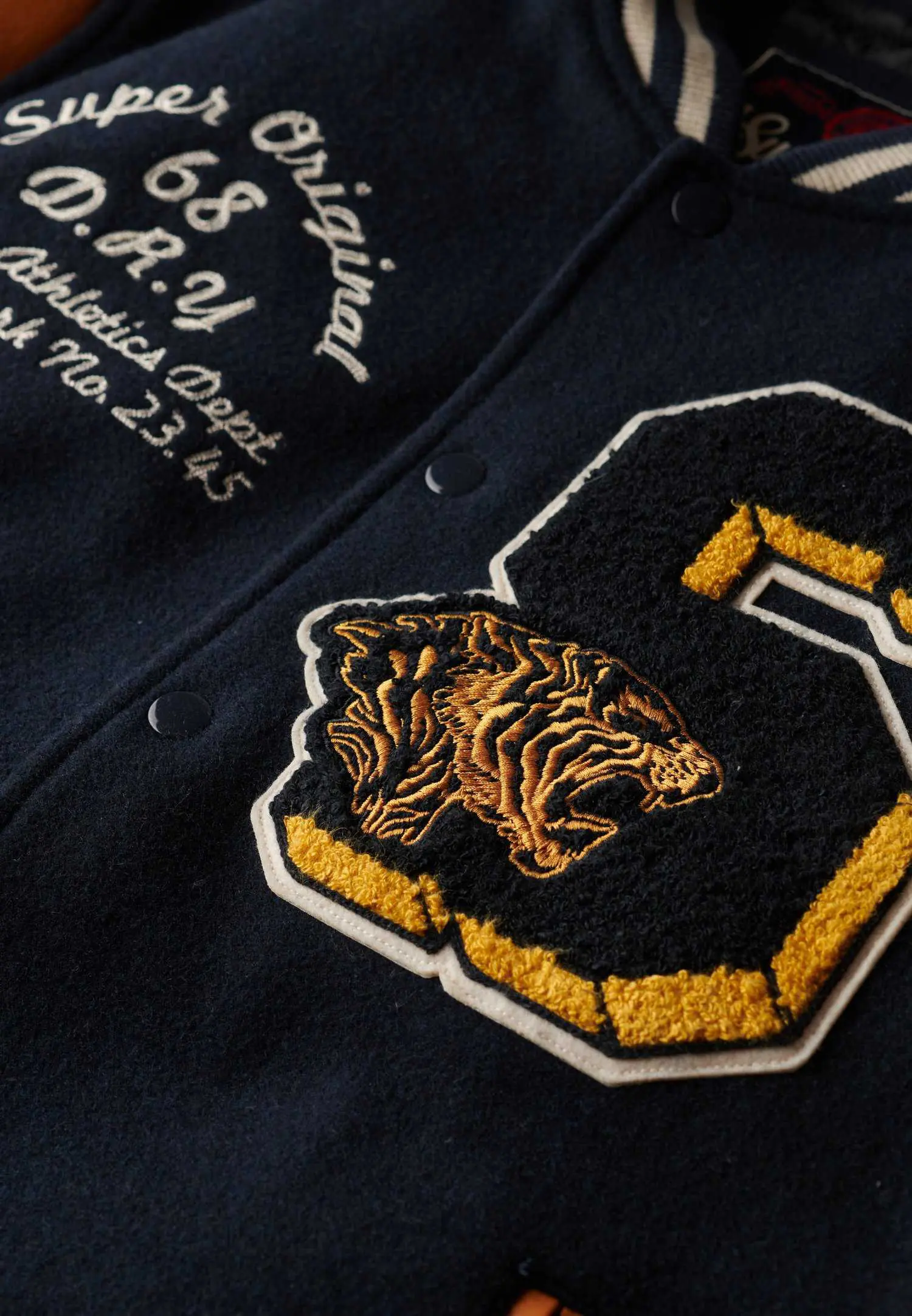 Custom Vintage Patched Varsity Jacket RO-1904-26