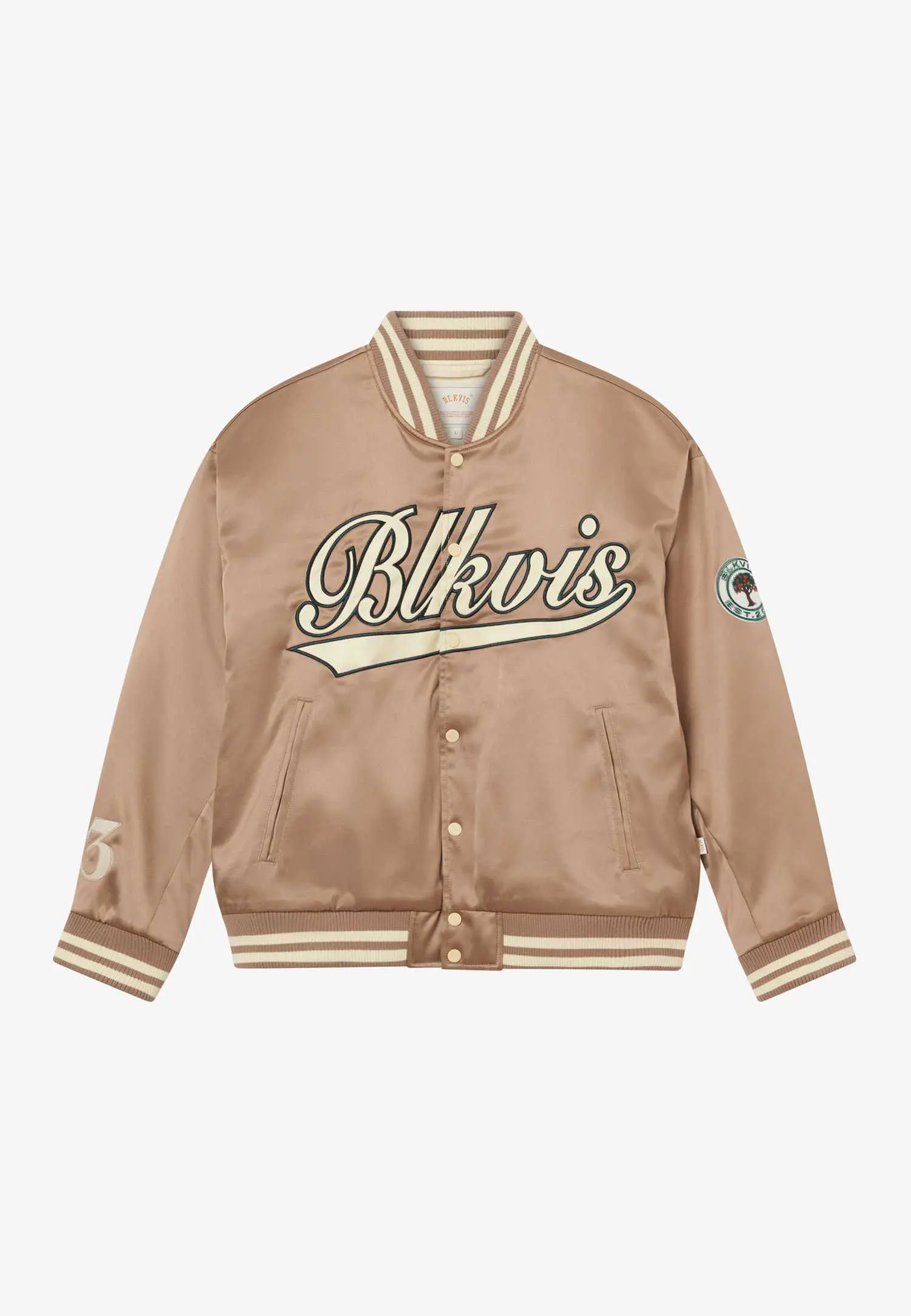 Custom Washed Satin Varsity Jacket RO-1905-26