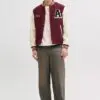 OEM Custom Chenille Patch Wool Varsity Letterman Jacket Men RO-1875-26
