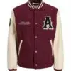 OEM Custom Chenille Patch Wool Varsity Letterman Jacket Men RO-1875-26