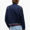 Custom Crest Piped Varsity Jacket Women RO-1911-26