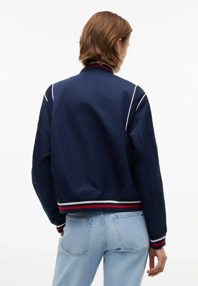 Custom Crest Piped Varsity Jacket Women RO-1911-26