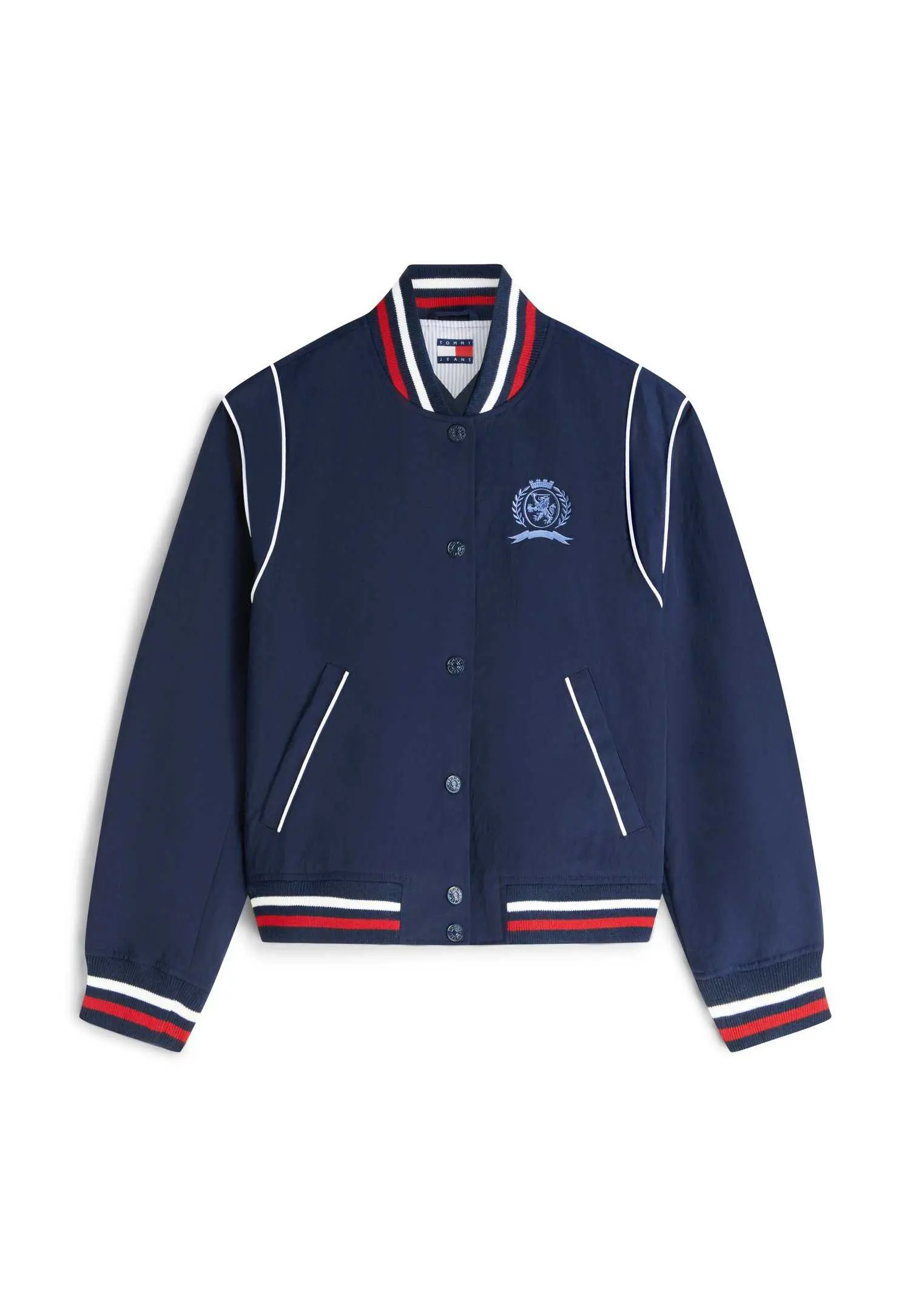 Custom Crest Piped Varsity Jacket Women RO-1911-26