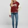 Custom Oversized City Varsity Jacket Women RO-1909-26