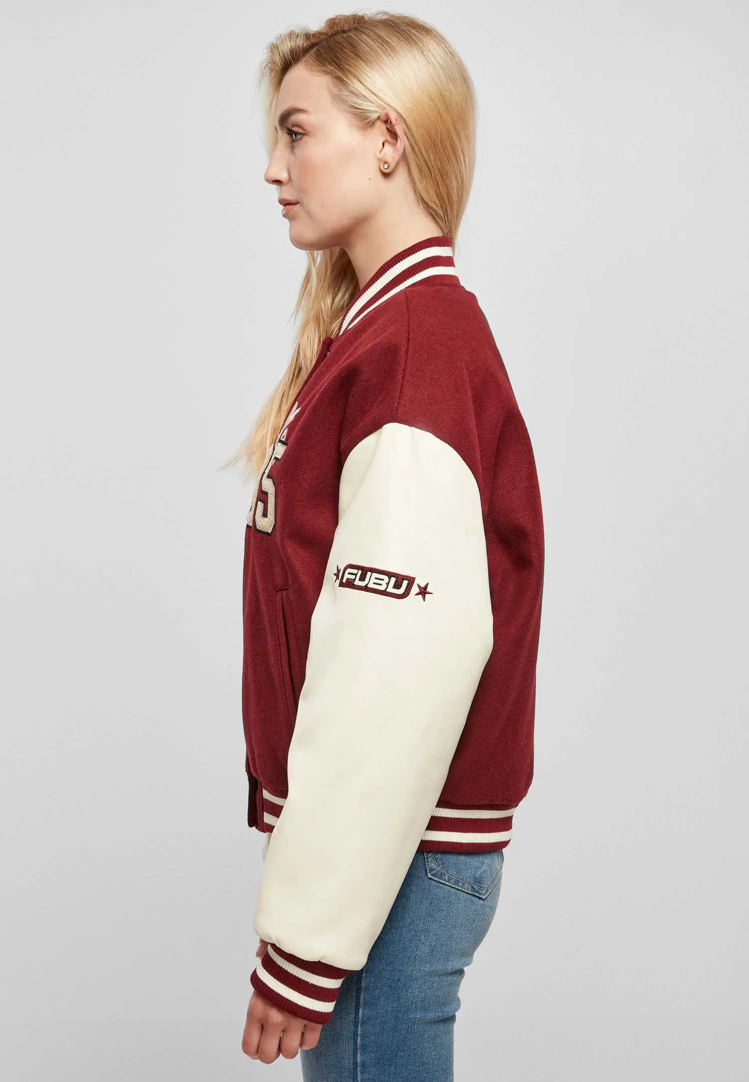 Custom Oversized City Varsity Jacket Women RO-1909-26