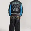 Custom Panther Graphic Faux Leather Varsity Jacket RO-1908-26