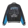 Custom Panther Graphic Faux Leather Varsity Jacket RO-1908-26