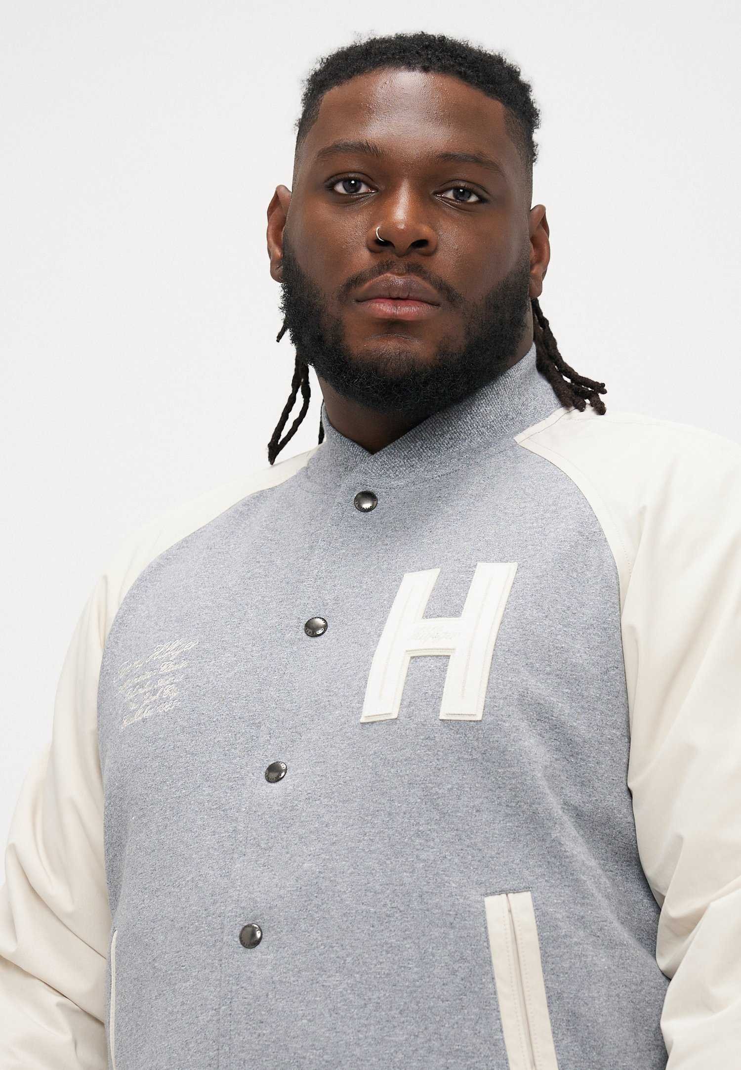 Custom Mixed Media Varsity Jacket RO-1885-26