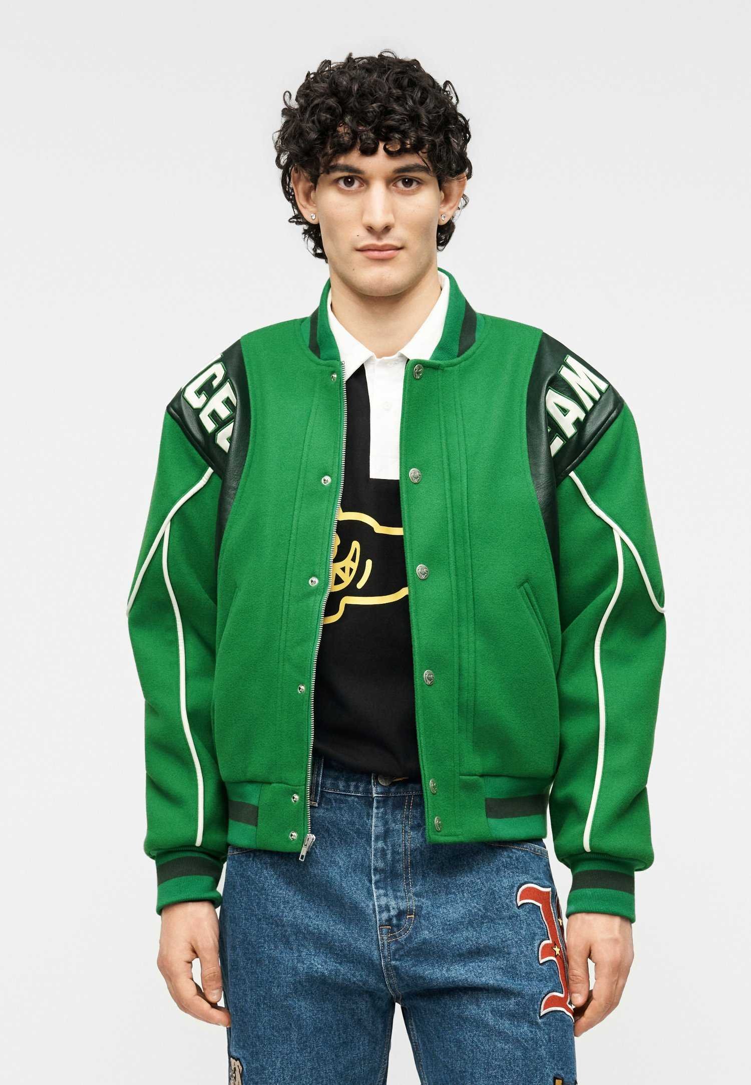 Custom Panelled Varsity Bomber Jacket RO-1890-26