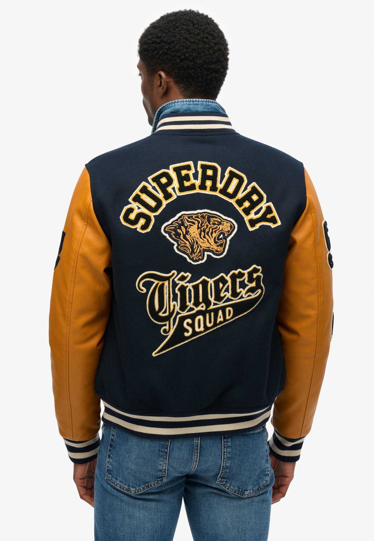 Custom Vintage Patched Varsity Jacket RO-1904-26