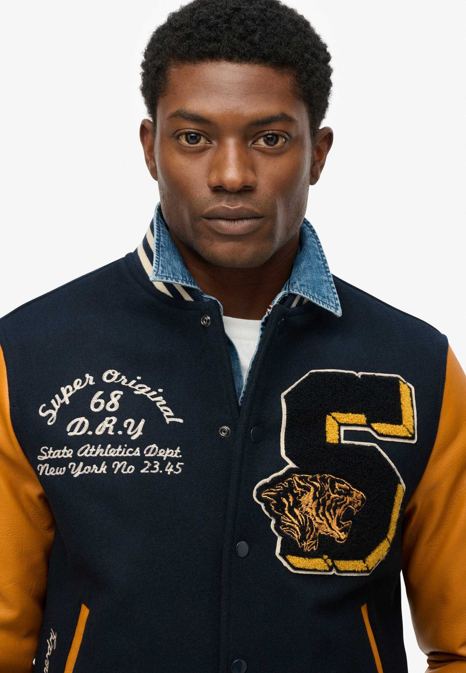 Custom Vintage Patched Varsity Jacket RO-1904-26
