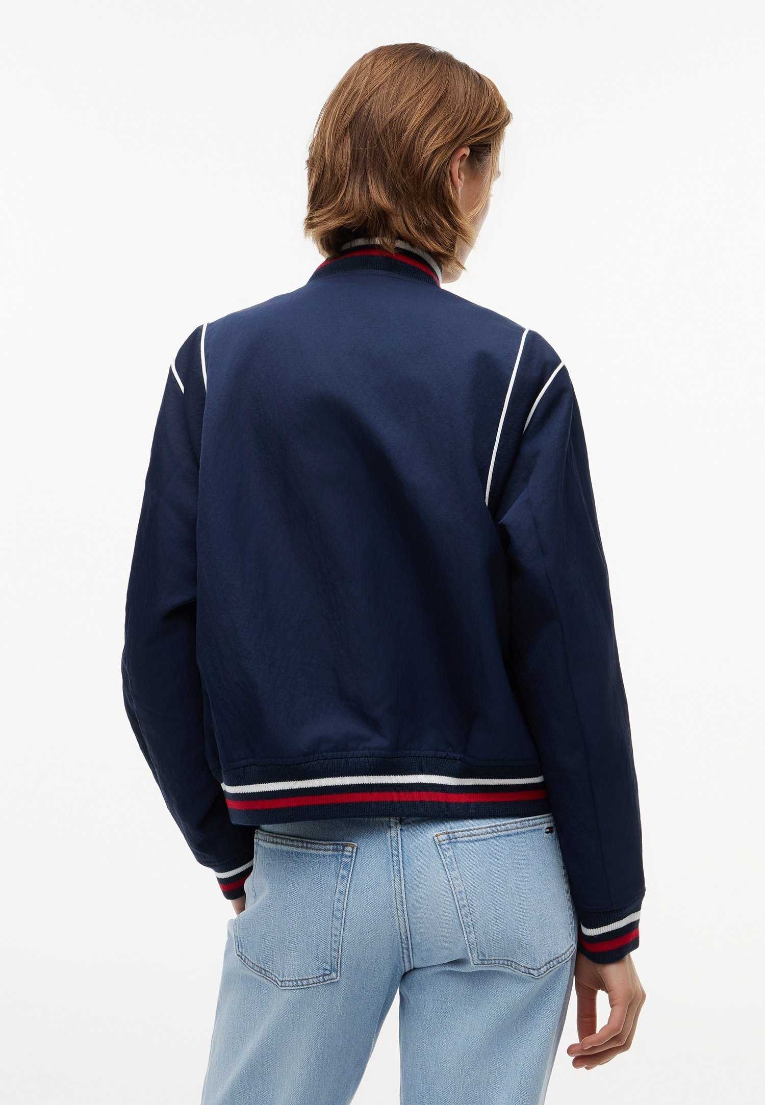 Custom Crest Piped Varsity Jacket Women RO-1911-26